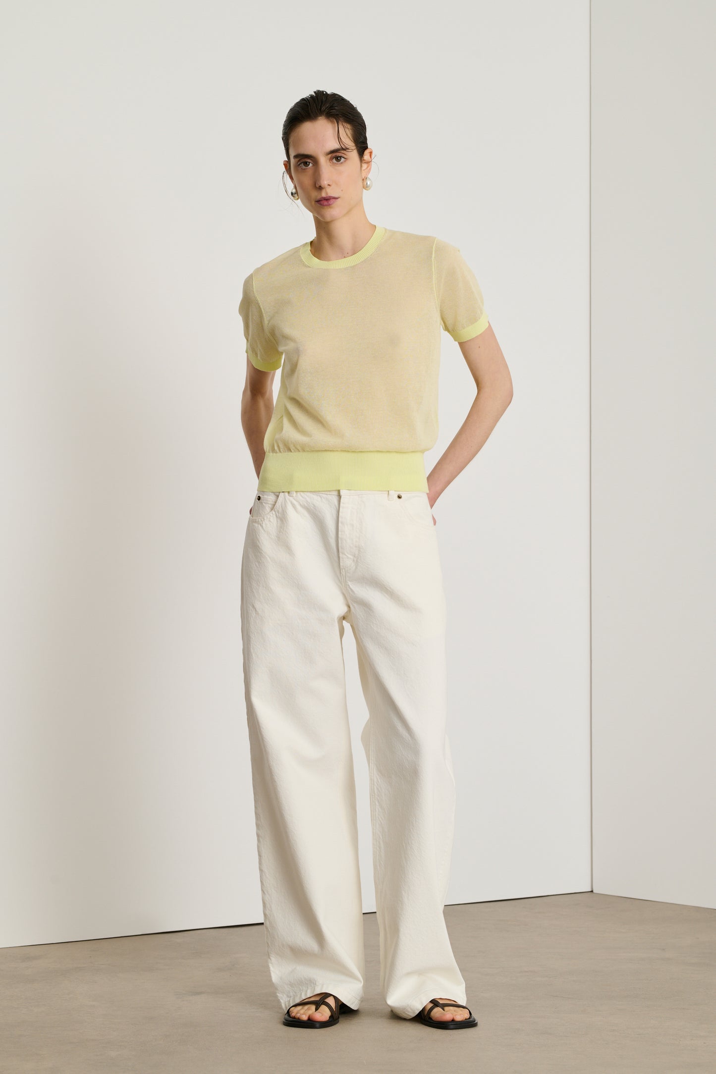 Jean Calvin - Ecru - Denim - Femme