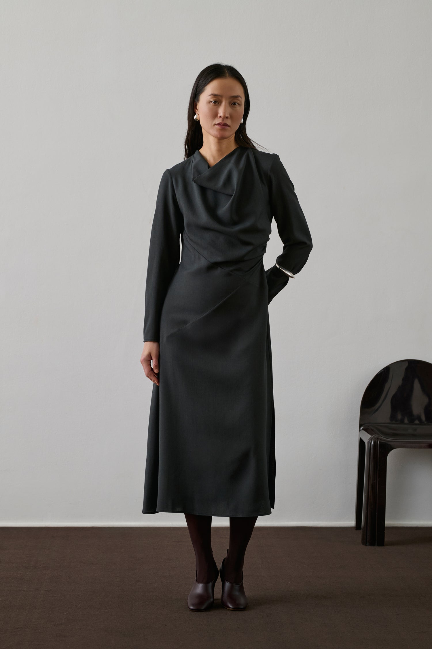 Robe Faustine - Gris Anthracite - Femme