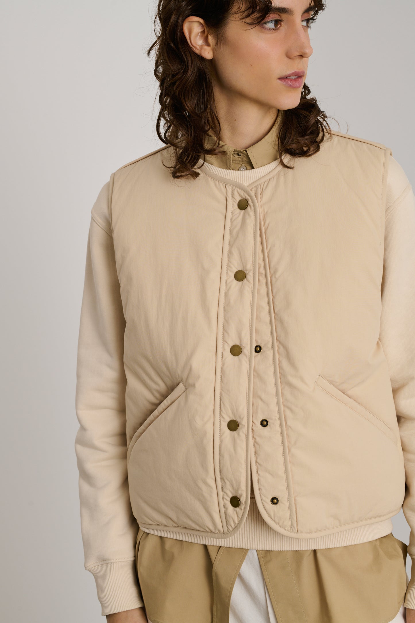 Blouson Desmond - Beige - Coton - Femme