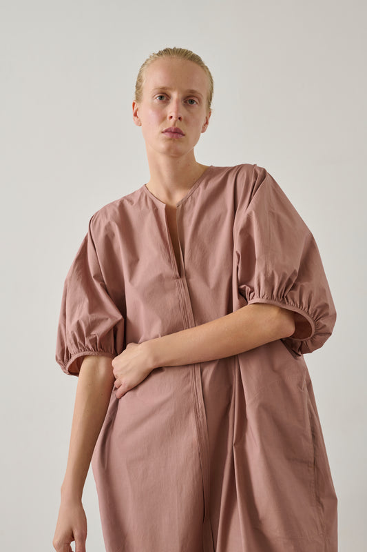 Robe Alger - Rose Brun - Coton - Femme