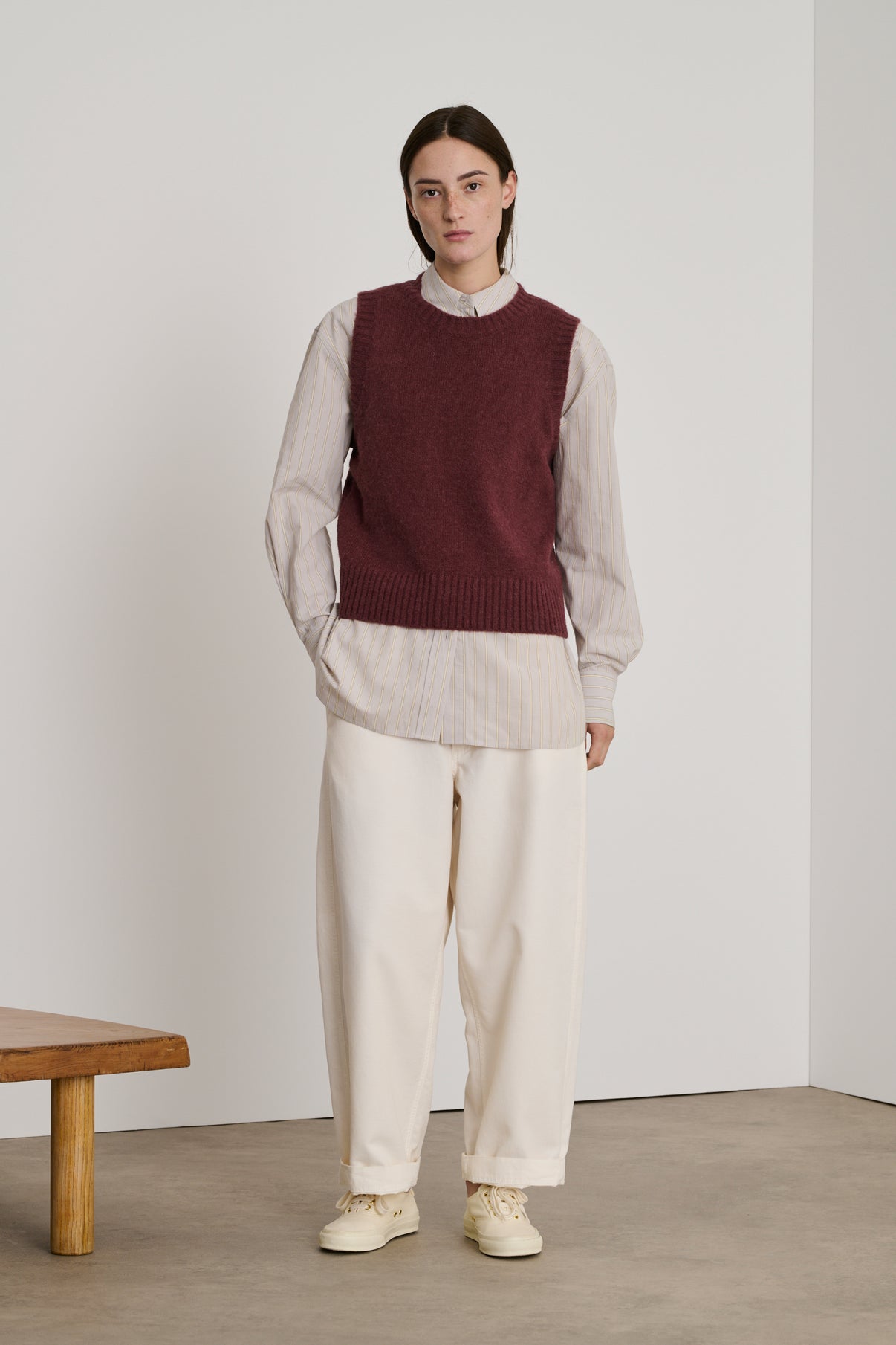Pull Namaste - Framboise - Femme vue 1
